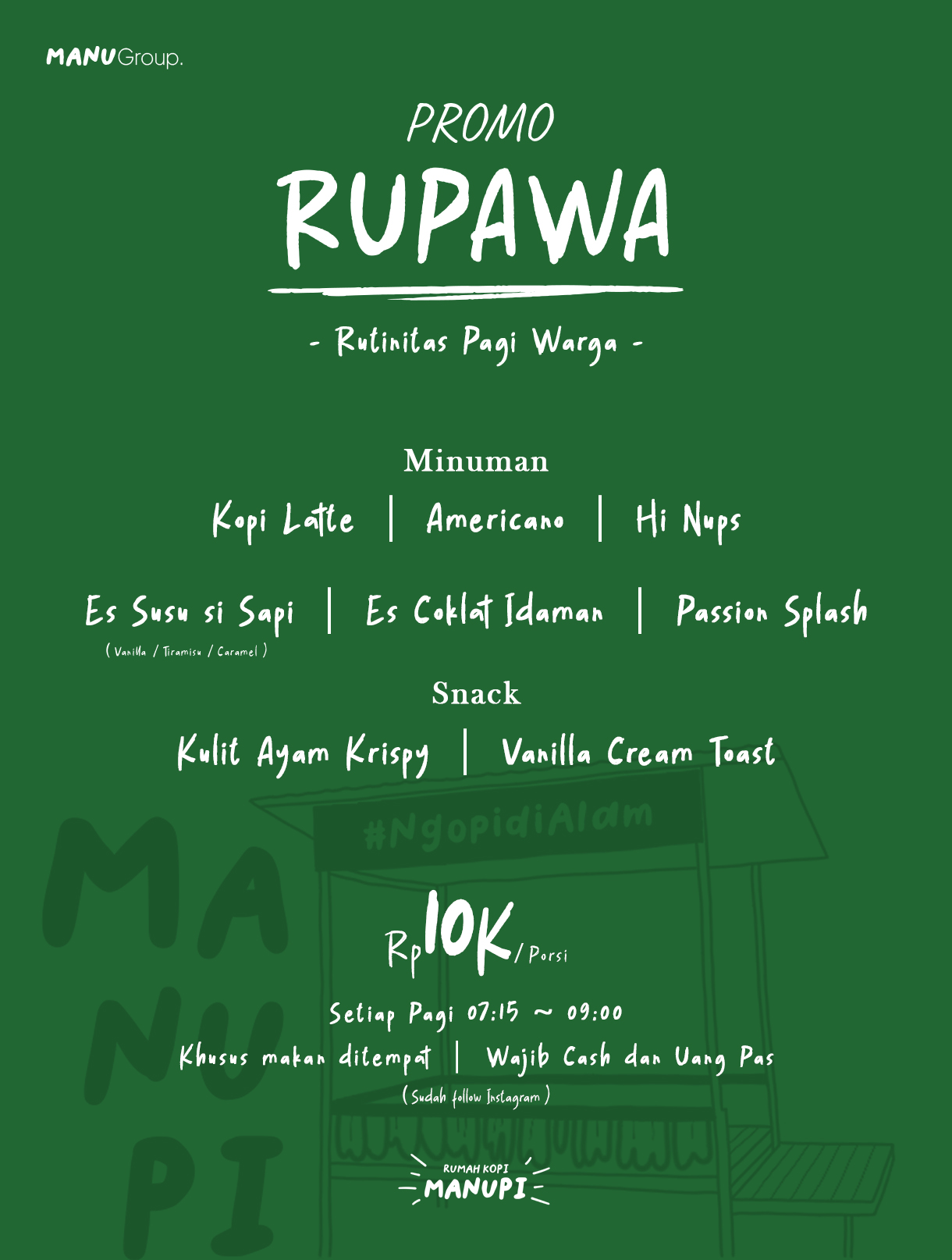 Menu Promo Manupi